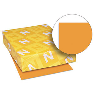 Neenah Paper, Inc 26721 Exact Brights Paper, 8 1/2 x 11, Bright Orange, 50 lb, 500 Sheets/Ream by NEENAH PAPER