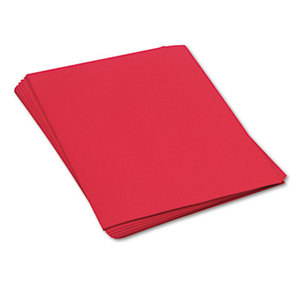 PACON CORPORATION 9917 Construction Paper, 58 lbs., 18 x 24, Holiday Red, 50 Sheets/Pack by PACON CORPORATION