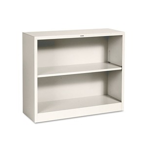 HON COMPANY S30ABCL Metal Bookcase, Two-Shelf, 34-1/2w x 12-5/8d x 29h, Putty by HON COMPANY