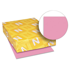 Neenah Paper, Inc 21031 Astrobrights Colored Paper, 24lb, 8-1/2 x 11, Pulsar Pink, 500 Sheets/Ream by NEENAH PAPER