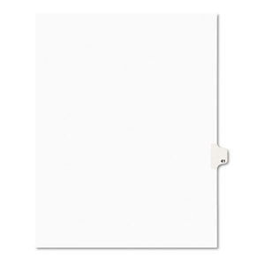 Avery 01041 Avery-Style Legal Side Tab Divider, Title: 41, Letter, White, 25/Pack by AVERY-DENNISON
