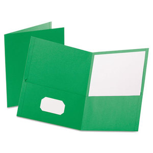 ESSELTE CORPORATION 57503 Twin-Pocket Folder, Embossed Leather Grain Paper, Light Green by ESSELTE PENDAFLEX CORP.