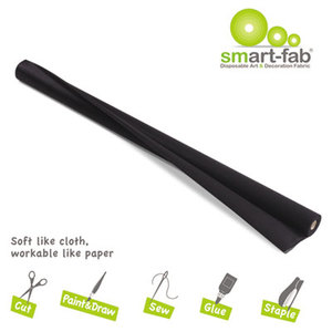 Smart-Fab 1U384804020 Smart Fab Disposable Fabric, 48 x 40 roll, Black by SMART-FAB INC