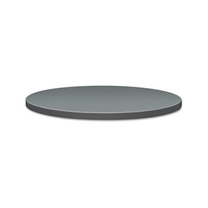 HON COMPANY 1320A9S Self-Edge Round Hospitality Table Top, 30" Dia., Steel Mesh/Charcoal by HON COMPANY