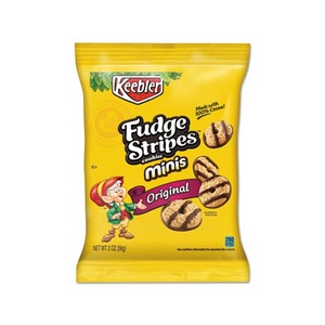 Kellogg NA Co. 21771 Mini Cookies, Fudge Stripes, 2oz Snack Pack, 8/Box by KEEBLER COMPANY