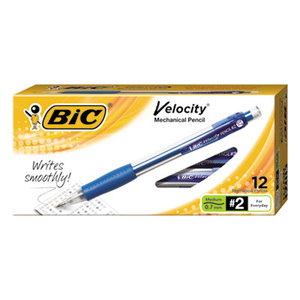 BIC MV711 BLK Velocity Mechanical Pencil, 0.7mm, Blue by BIC CORP.