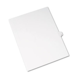 Avery 82178 Allstate-Style Legal Side Tab Divider, Title: P, Letter, White, 25/Pack by AVERY-DENNISON