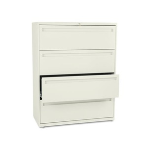 HON COMPANY 794LL 700 Series Four-Drawer Lateral File, 42w x 19-1/4d, Putty by HON COMPANY