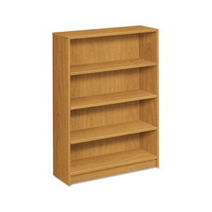 HON COMPANY 1874C 1870 Series Bookcase, Four Shelf, 36w x 11 1/2d x 48 3/4h, Harvest by HON COMPANY