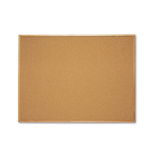 Quartet 304 Classic Cork Bulletin Board, 48 x 36, Oak Finish Frame by QUARTET MFG.