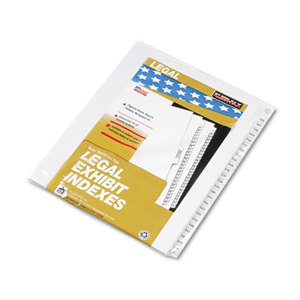 Kleer-Fax, Inc 83126 80000 Series Side Tab Legal Index Divider Set,  Printed "126"-"150" by KLEER-FAX