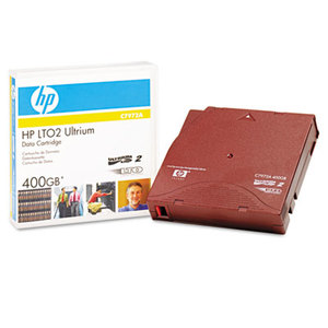 Hewlett-Packard C7972A 1/2" Ultrium LTO 2 Cartridge, 1998ft, 200GB Native/400GB Compressed Capacity by HEWLETT PACKARD COMPANY