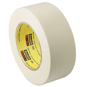 3M 23412 General Purpose Masking Tape 234, 12mm x 55m, 3" Core, Tan by 3M/COMMERCIAL TAPE DIV.