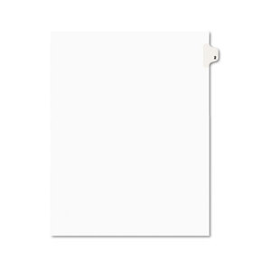 Avery 11912 Avery-Style Legal Side Tab Divider, Title: 2, Letter, White, 25/Pack by AVERY-DENNISON