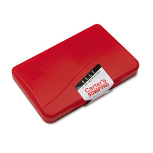 Avery 21071 Felt Stamp Pad, 4 1/4 x 2 3/4, Red by AVERY-DENNISON