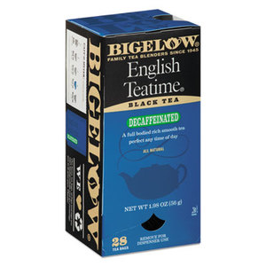 Single Flavor Tea Decaf, English Teatime, 28/Box by BIGELOW TEA CO.