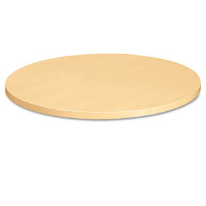 HON COMPANY 1321DD Self-Edge Round Hospitality Table Top, 36" Diameter, Natural Maple by HON COMPANY