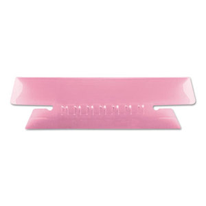 Cardinal Brands, Inc 43-1/2-PIN Hanging File Folder Tabs, 1/3 Tab, 3 1/2 Inch, Pink Tab/White Insert, 25/Pack by ESSELTE PENDAFLEX CORP.