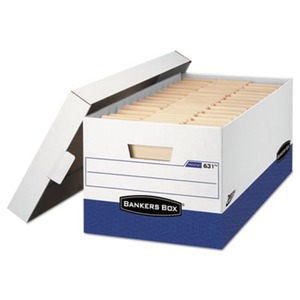 Presto Maximum Strength Storage Box, Legal 24, 15 x 24 x 10, WE, 12/Carton by FELLOWES MFG. CO.