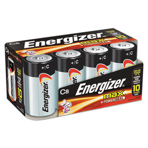 EVEREADY BATTERY E93FP-8 MAX Alkaline Batteries, C, 8 Batteries/Pack by EVEREADY BATTERY