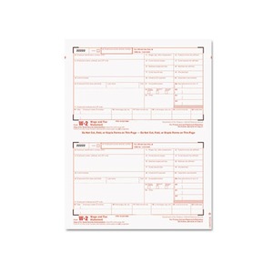 Tax Forms/W-2 Tax Forms Kit with 24 Forms, 24 Envelopes, 1 Form W-3 by TOPS BUSINESS FORMS