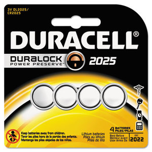 DURACELL PRODUCTS COMPANY DL20254PK Button Cell Lithium Battery #2025, 4/Pk by DURACELL PRODUCTS COMPANY