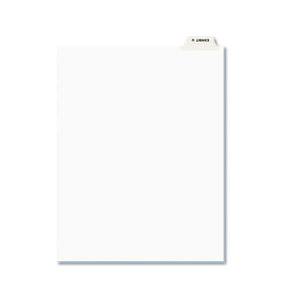 Avery 12394 Avery-Style Preprinted Legal Bottom Tab Dividers, Exhibit U, Letter, 25/Pack by AVERY-DENNISON