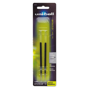 Refill for uni-ball JetStream RT Pens, Bold, Black Ink, 2/Pack by SANFORD