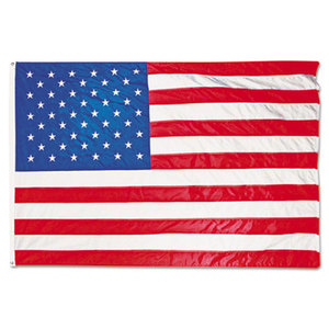 All-Weather Outdoor U.S. Flag, Heavyweight Nylon, 4 ft x 6 ft by ADVANTUS CORPORATION