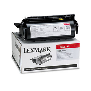 Lexmark International, Inc 12A6735 12A6735 High-Yield Toner, 20000 Page-Yield, Black by LEXMARK INT'L, INC.