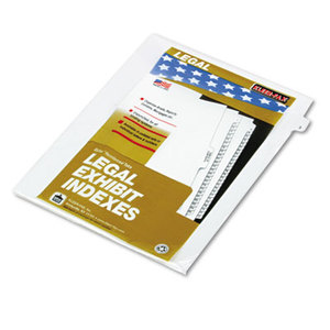 Kleer-Fax, Inc 81113 80000 Series Legal Index Dividers, Side Tab, Printed "3", 25/Pack by KLEER-FAX