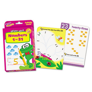 TREND ENTERPRISES, INC. T28102 Wipe-Off Activity Cards, Numbers 1-31, 32/Pack by TREND ENTERPRISES, INC.