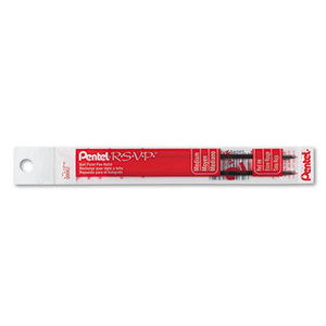 Refill for Pentel R.S.V.P. Ballpoint Pens, Medium, Red Ink, 2/Pack by PENTEL OF AMERICA