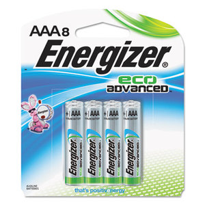 EVEREADY BATTERY XR92BP8 Eco Advanced Batteries, AAA, 8/Pk by EVEREADY BATTERY