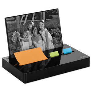 3M PH100BK Pop-up Note/Flag Dispenser Plus Photo Frame with 3 x 3 Pad, 50 1" Flags, Black by 3M/COMMERCIAL TAPE DIV.