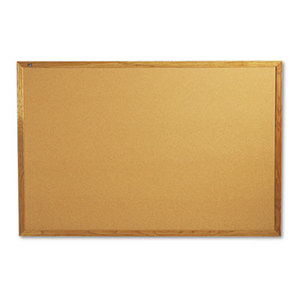 Quartet 307 Classic Cork Bulletin Board, 72 x 48, Oak Finish Frame by QUARTET MFG.