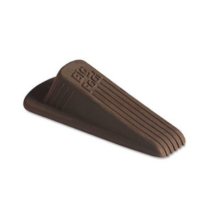 Big Foot Doorstop, No-Slip Rubber Wedge, 2-1/4w x 4-3/4d x 1-1/4h, Brown, 2/Pack by MASTER CASTER COMPANY
