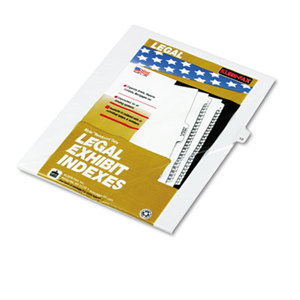 Kleer-Fax, Inc 81120 80000 Series Legal Index Dividers, Side Tab, Printed "10", 25/Pack by KLEER-FAX