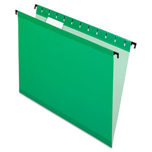 ESSELTE CORPORATION 6153 1/5 BGR Poly Laminate Hanging Folders, Legal, 1/5 Tab, Bright Green, 20/Box by ESSELTE PENDAFLEX CORP.