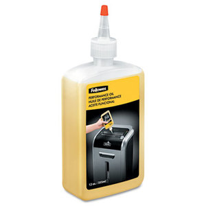 Fellowes, Inc 35250 Powershred Performance Oil, 12 oz. Bottle w/Extension Nozzle by FELLOWES MFG. CO.