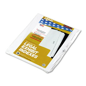 Kleer-Fax, Inc 91813 90000 Series Alpha Side Tab Legal Index Divider, Preprinted "M", 25/Pack by KLEER-FAX