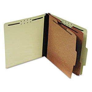 Cardinal Brands, Inc 1257G Four-, Six-, and Eight-Section Pressboard Folders, Letter, Light Green, 10/Box by ESSELTE PENDAFLEX CORP.