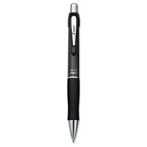 Pilot Corporation 31147 G2 Pro Retractable Gel Ink Pen, Refillable, Black Ink/Gray Barrel, .7mm by PILOT CORP. OF AMERICA