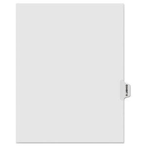 Kleer-Fax, Inc 81007 80000 Series Legal Index Dividers, Side Tab, Printed "Exhibit G", 25/Pack by KLEER-FAX