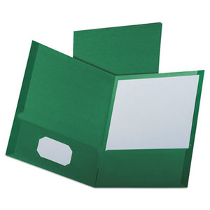 ESSELTE CORPORATION 53434 Linen Finish Twin Pocket Folders, Letter, Hunter Green,25/Box by ESSELTE PENDAFLEX CORP.