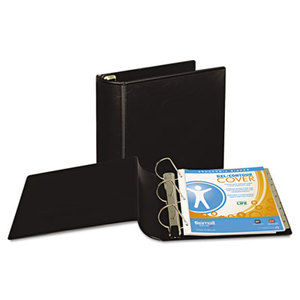 SAMSILL CORPORATION 17780 Top Performance DXL Angle-D View Binder, 3" Capacity, Black by SAMSILL CORPORATION