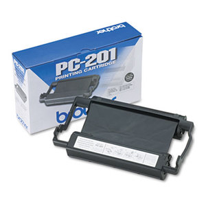 Brother Industries, Ltd PC-201 PC201 Thermal Transfer Print Cartridge, Black by BROTHER INTL. CORP.