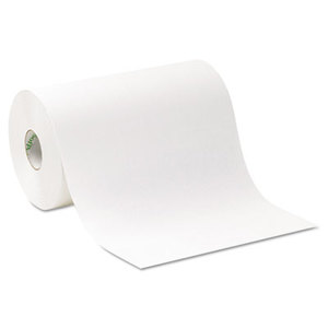 Hardwound Roll Paper Towel, Nonperforated, 9" x 500 ft, White, 6/Carton by GEORGIA PACIFIC