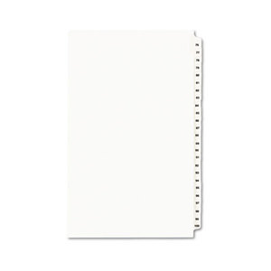 Avery 01433 Avery-Style Legal Side Tab Divider, Title: 76-100, 14 x 8 1/2, White, 1 Set by AVERY-DENNISON