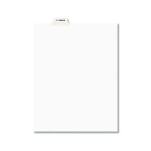 Avery 12397 Avery-Style Preprinted Legal Bottom Tab Dividers, Exhibit X, Letter, 25/Pack by AVERY-DENNISON